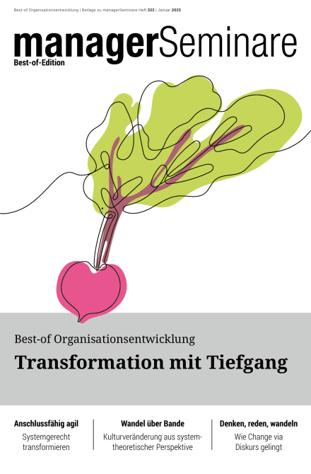 Extraheft  Transformation mit Tiefgang